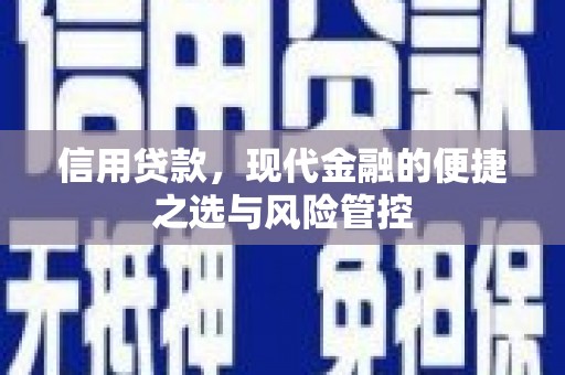 璧山信用贷款，现代金融的便捷之选与风险管控