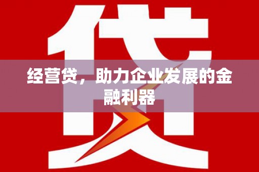 璧山经营贷，助力企业发展的金融利器