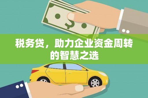 璧山税务贷，助力企业资金周转的智慧之选