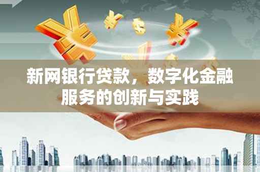 璧山新网银行贷款，数字化金融服务的创新与实践