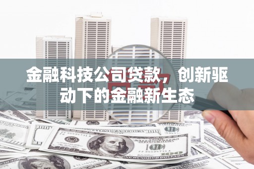 璧山金融科技公司贷款，创新驱动下的金融新生态
