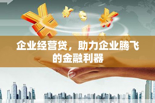 璧山企业经营贷，助力企业腾飞的金融利器