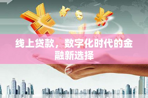 璧山线上贷款，数字化时代的金融新选择
