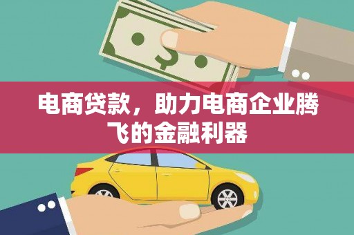 璧山电商贷款，助力电商企业腾飞的金融利器