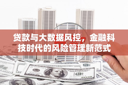 璧山贷款与大数据风控，金融科技时代的风险管理新范式