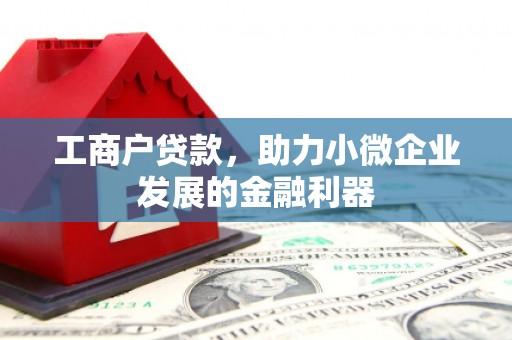 璧山工商户贷款，助力小微企业发展的金融利器