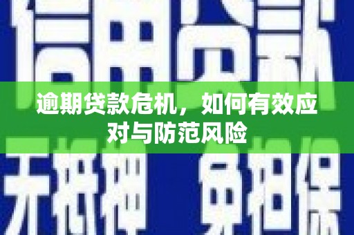 璧山逾期贷款危机，如何有效应对与防范风险