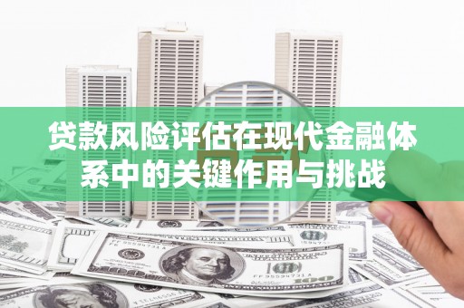 璧山贷款风险评估在现代金融体系中的关键作用与挑战