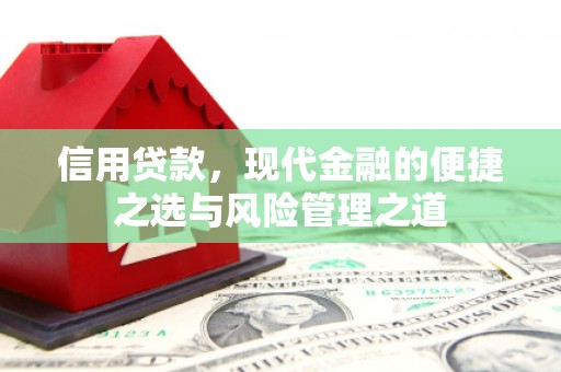 璧山信用贷款，现代金融的便捷之选与风险管理之道
