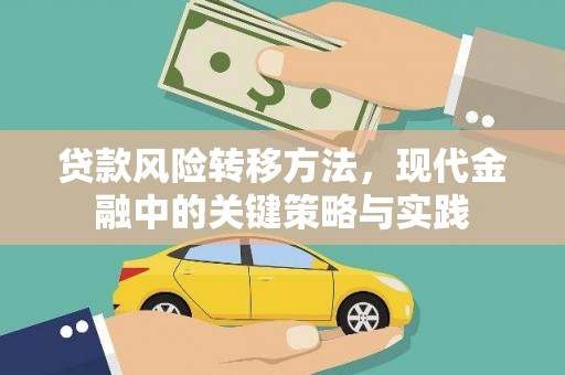 璧山贷款风险转移方法，现代金融中的关键策略与实践