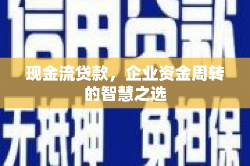 璧山现金流贷款，企业资金周转的智慧之选