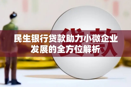 璧山民生银行贷款助力小微企业发展的全方位解析