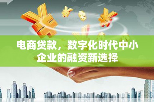 璧山电商贷款，数字化时代中小企业的融资新选择