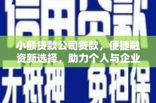 璧山小额贷款公司贷款，便捷融资新选择，助力个人与企业成长