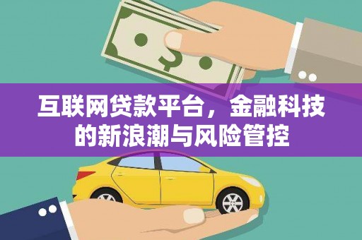 璧山互联网贷款平台，金融科技的新浪潮与风险管控