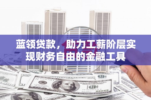 璧山蓝领贷款，助力工薪阶层实现财务自由的金融工具