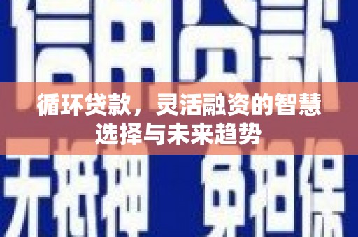 璧山循环贷款，灵活融资的智慧选择与未来趋势