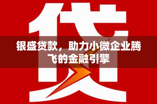 璧山银盛贷款，助力小微企业腾飞的金融引擎