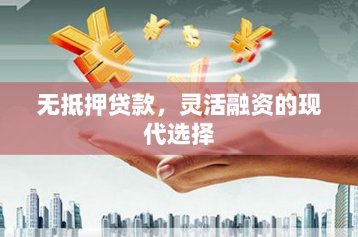 璧山无抵押贷款，灵活融资的现代选择