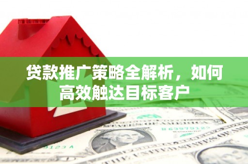 璧山贷款推广策略全解析，如何高效触达目标客户