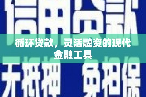 璧山循环贷款，灵活融资的现代金融工具