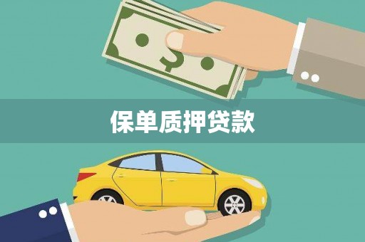璧山保单质押贷款