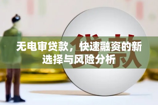 璧山无电审贷款，快速融资的新选择与风险分析