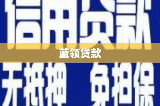 璧山蓝领贷款