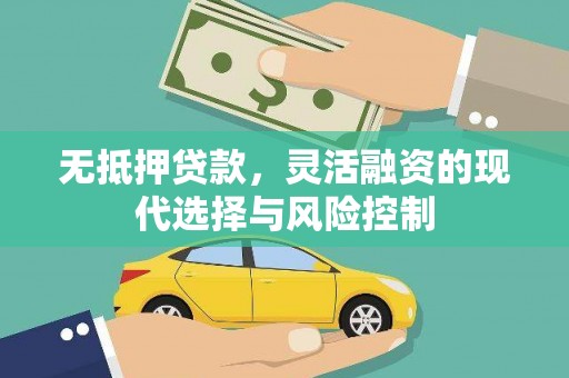 璧山无抵押贷款，灵活融资的现代选择与风险控制