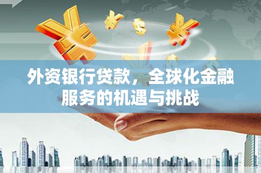 璧山外资银行贷款，全球化金融服务的机遇与挑战