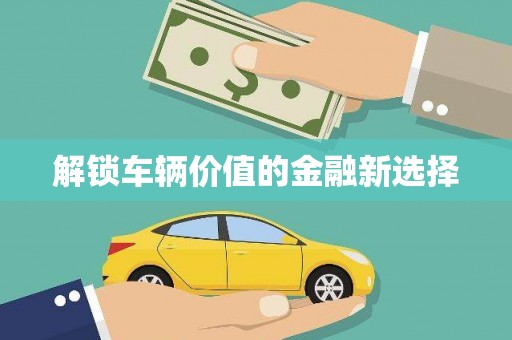 璧山解锁车辆价值的金融新选择