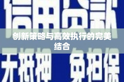 璧山创新策略与高效执行的完美结合